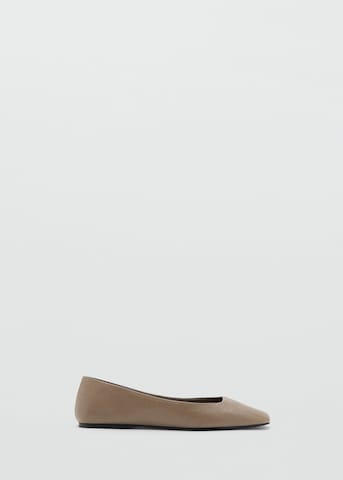 MANGO Ballet Flats 'Summer' in Brown