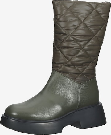 Wonders Boots in Green: front