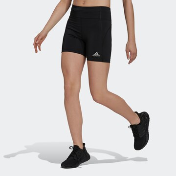 ADIDAS SPORTSWEAR Skinny Sportshorts 'Own The Run' in Schwarz