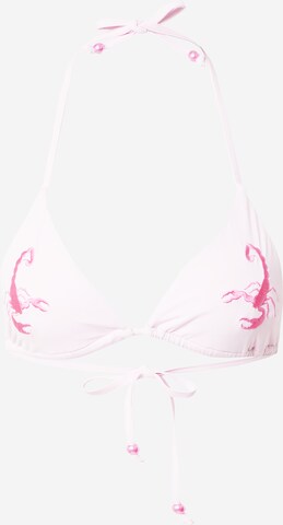 VIERVIER Bikini Top 'Katja' in Pink: front