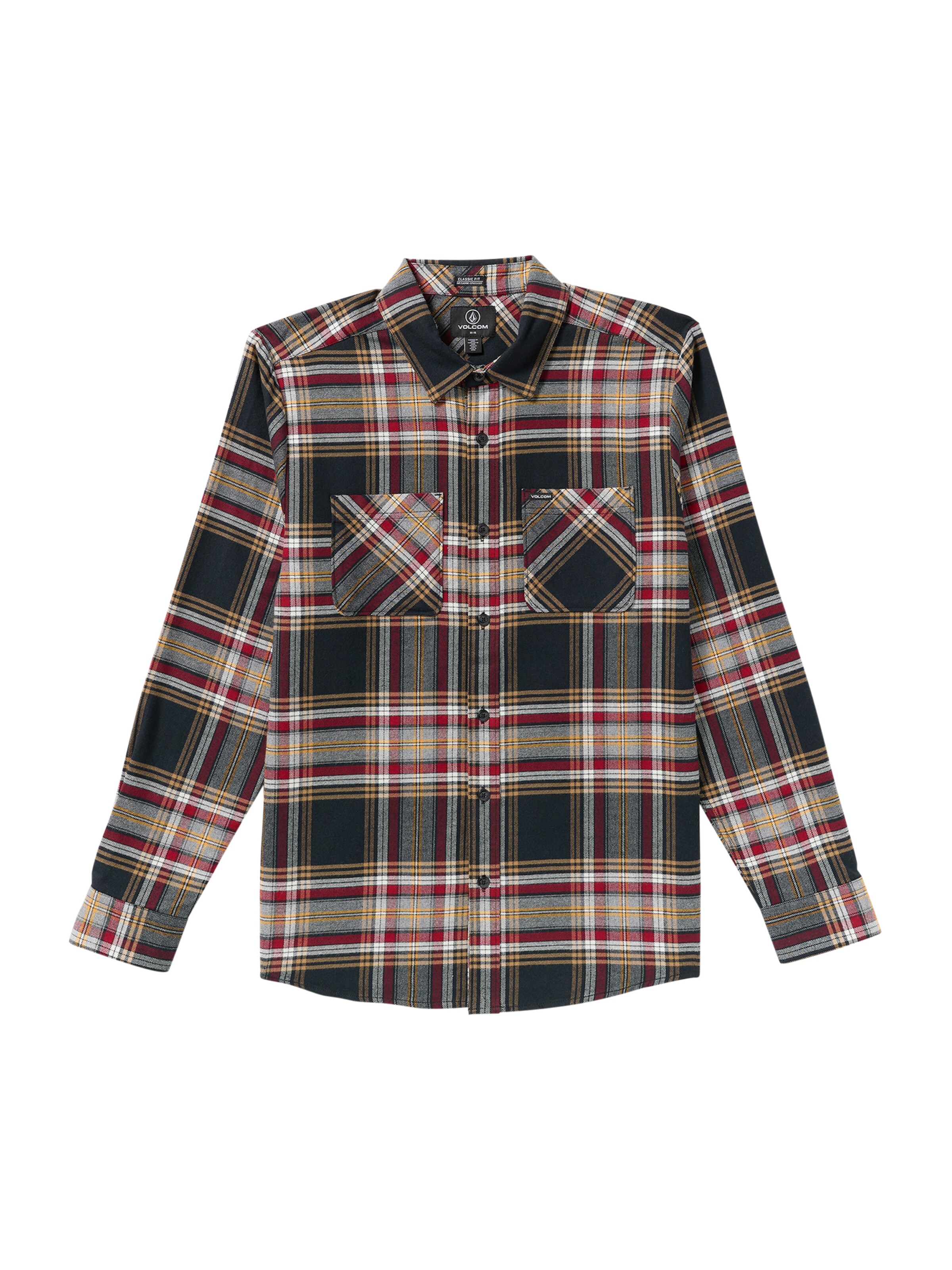 Volcom Regular fit Overhemd 'NETASTONE FLANNEL' in Gemengde kleuren: voorkant