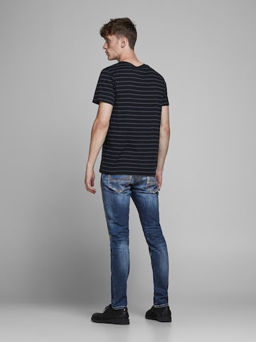 Coupe slim Jean 'Glenn' JACK & JONES en bleu