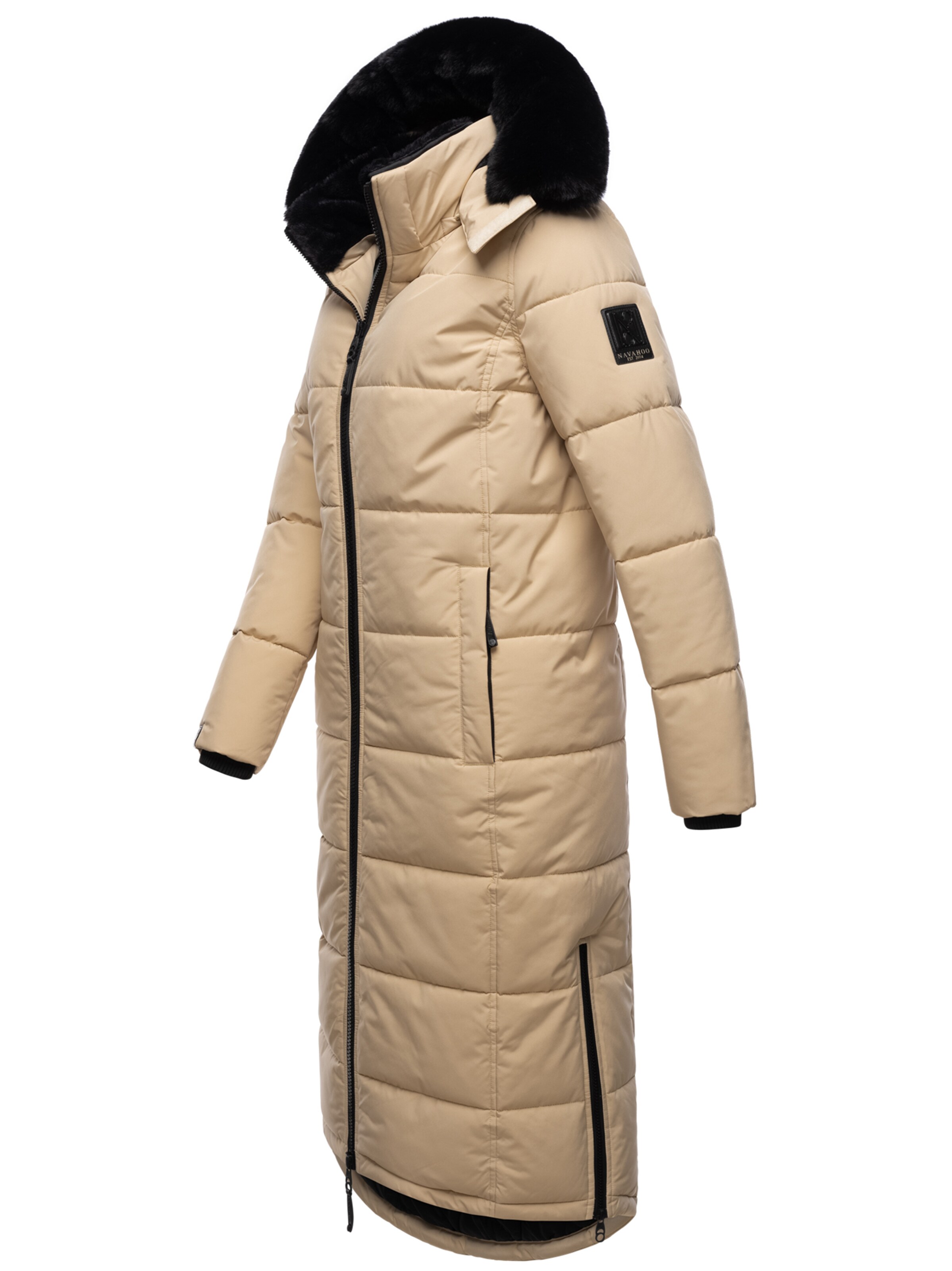 NAVAHOO Wintermantel in Beige