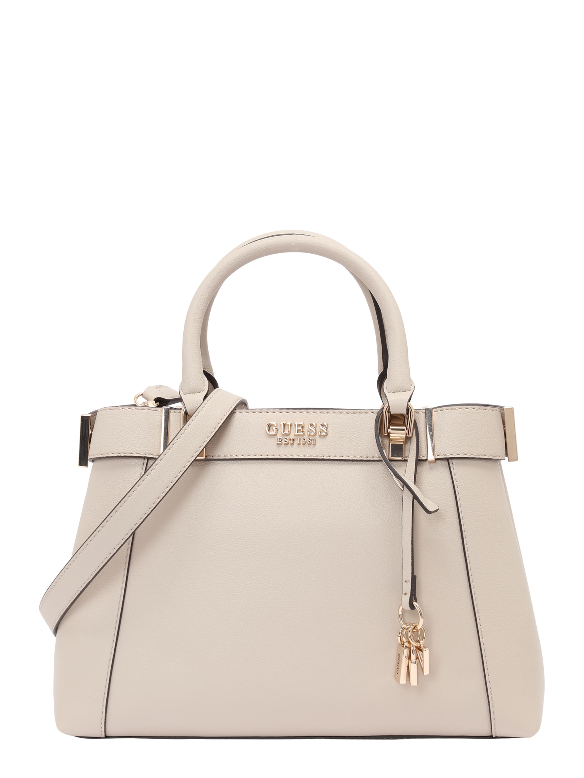 GUESS Дамска чанта 'ANADELA' в сиво: отпред