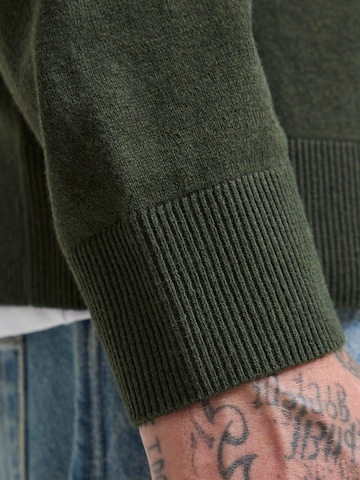 Pull-over 'JJEEMIL' JACK & JONES en vert