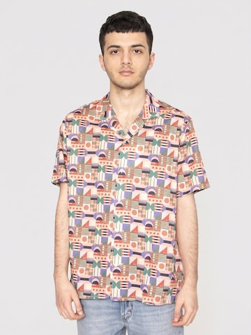 Brava Fabrics Comfort Fit Skjorte 'Artisan Aloha Shirt Passion' i blandingsfarvet