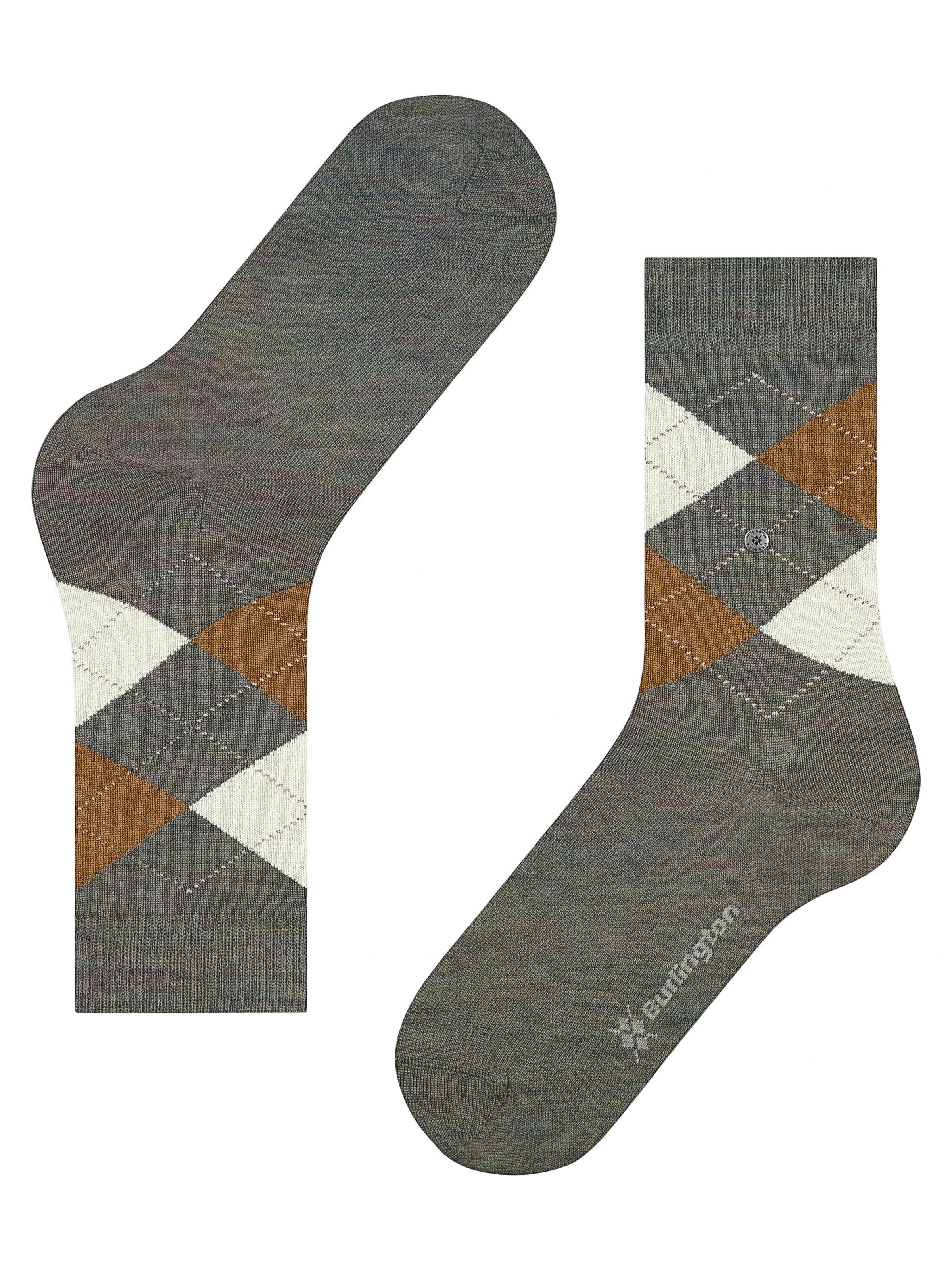 BURLINGTON Socks 'Melange Marylebone' in Grey