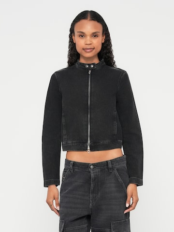DIESEL - Chaqueta de entretiempo 'DE-MORNIN' en negro: frente