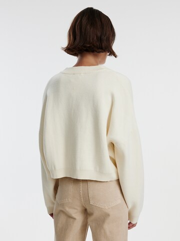 EDITED Knit Cardigan 'Etta' in Beige