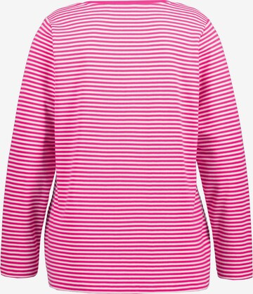 Ulla Popken Sweatvest in Roze