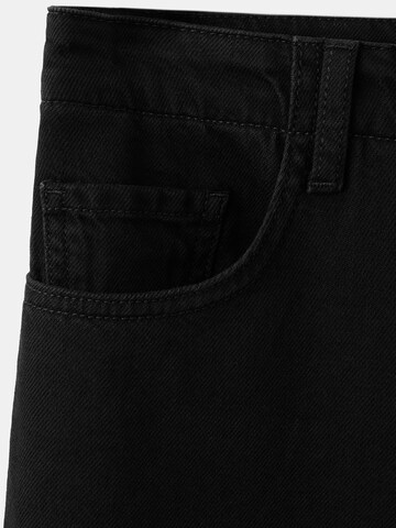 MANGO Wide leg Jeans 'LIA' in Black