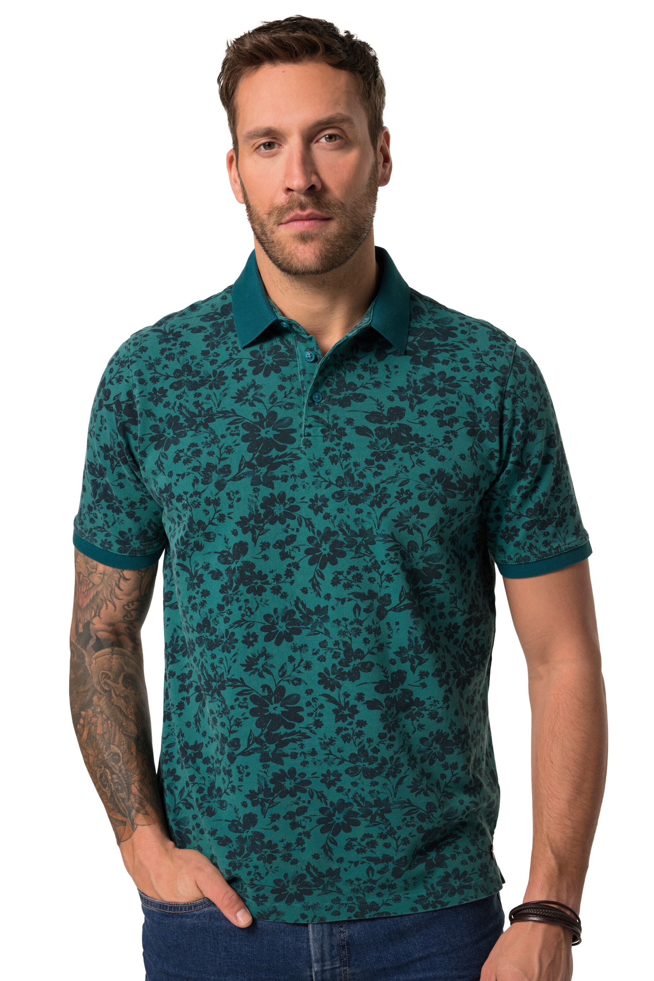 JP1880 Shirt in Green: front