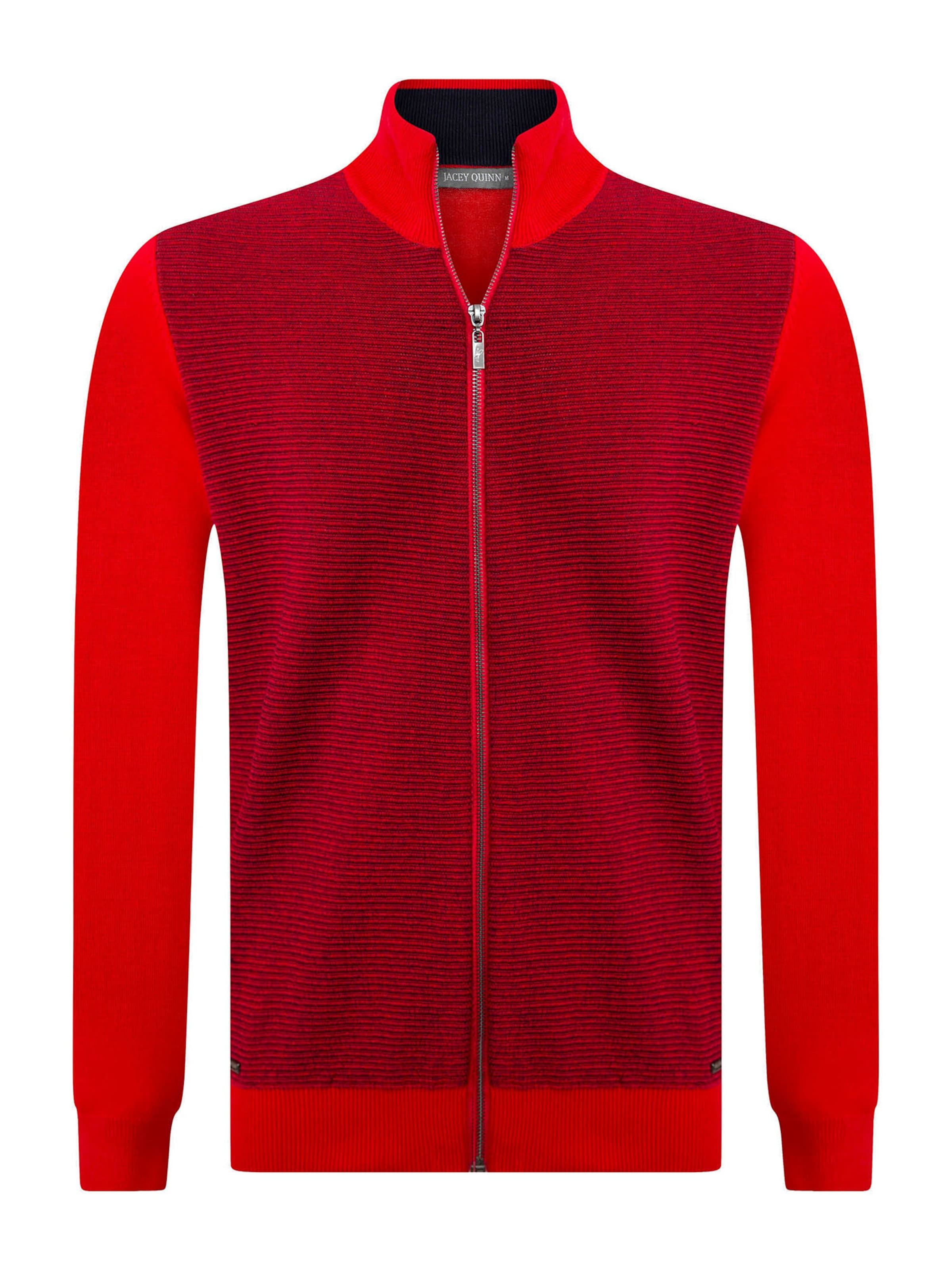Jacey Quinn Вязаная кофта в Красный: спереди