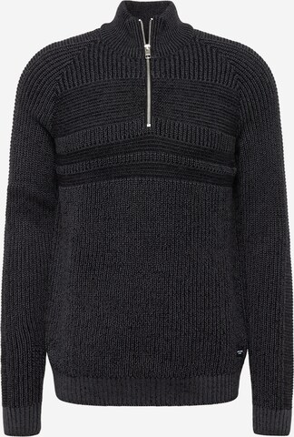 JACK & JONES Sweater 'POWER' in Black: front