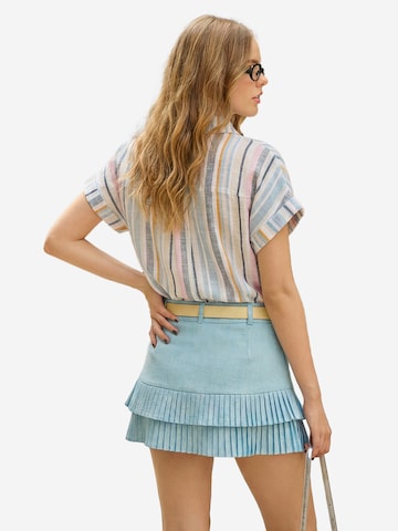 rozā Imily Bela Blūze