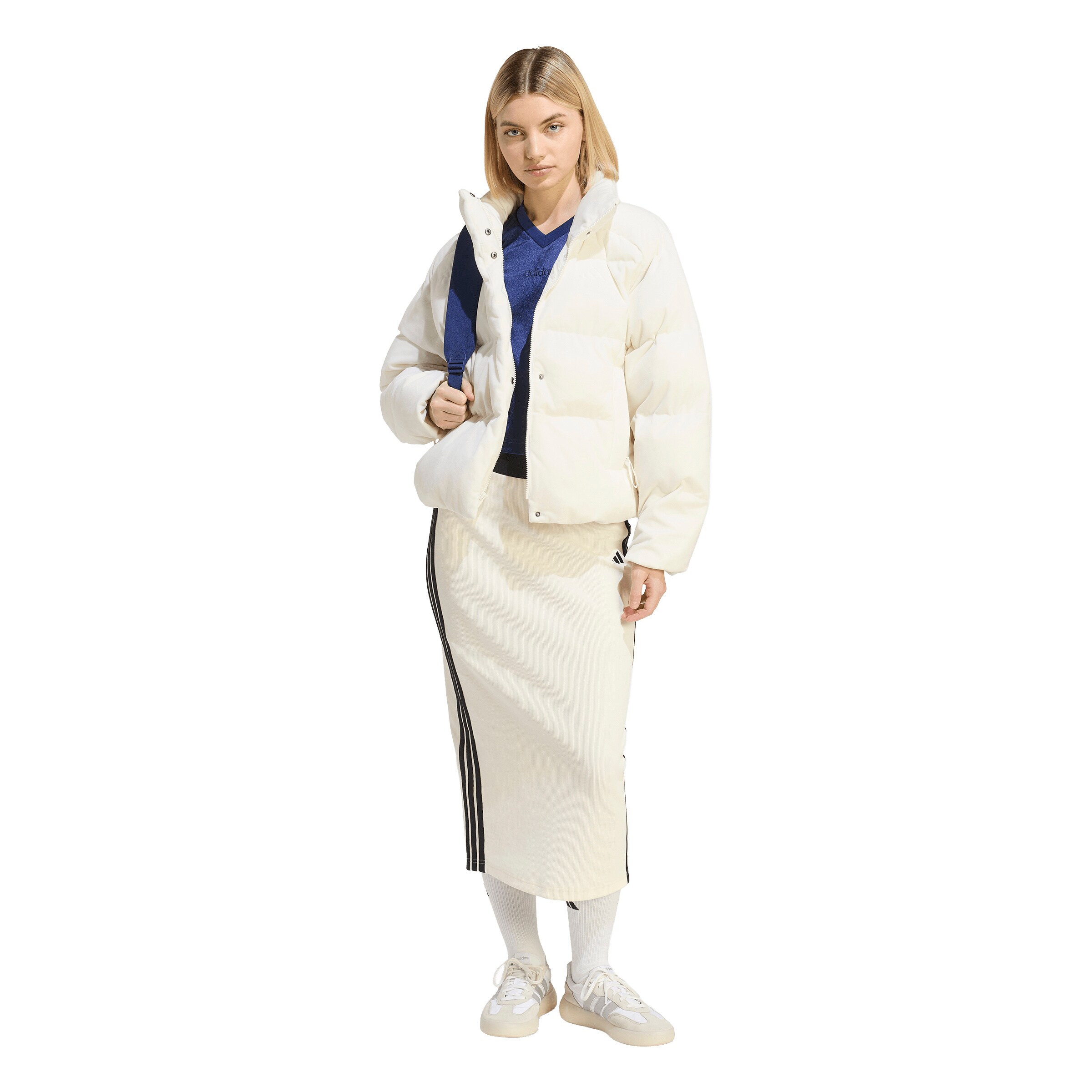 Veste de sport ADIDAS SPORTSWEAR en blanc
