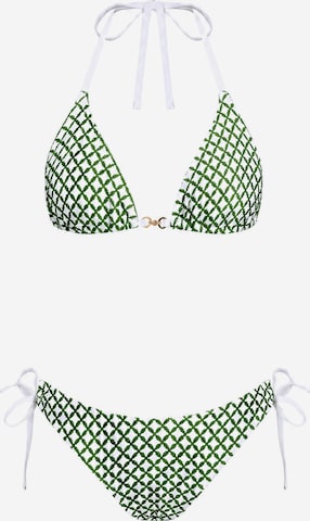 Cupshe Bikini 'Triangle' in Green: front