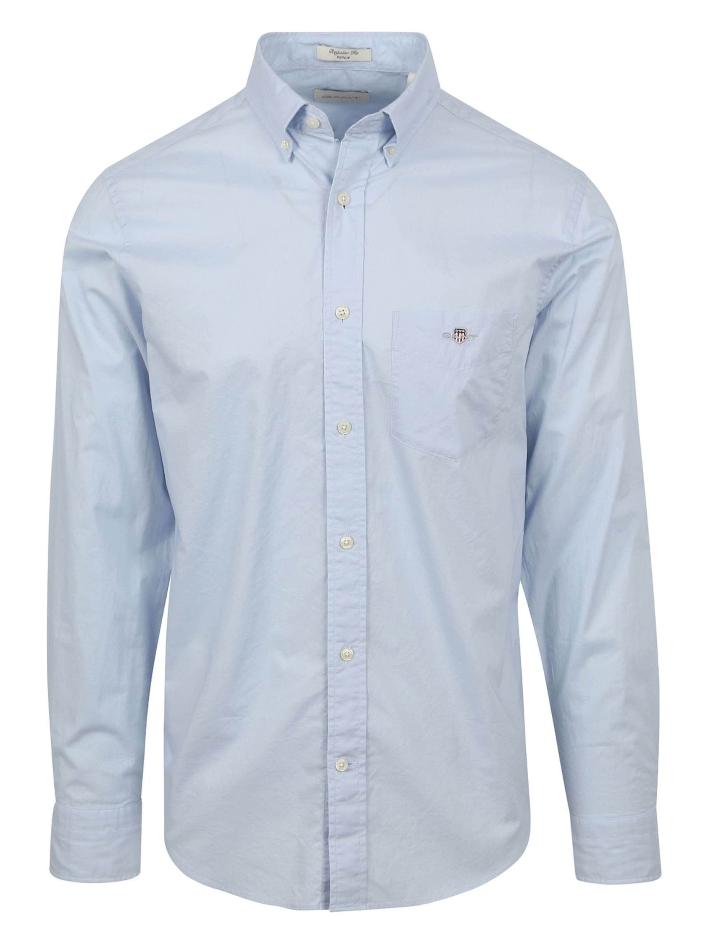 GANT Regular fit Button Up Shirt in Blue: front