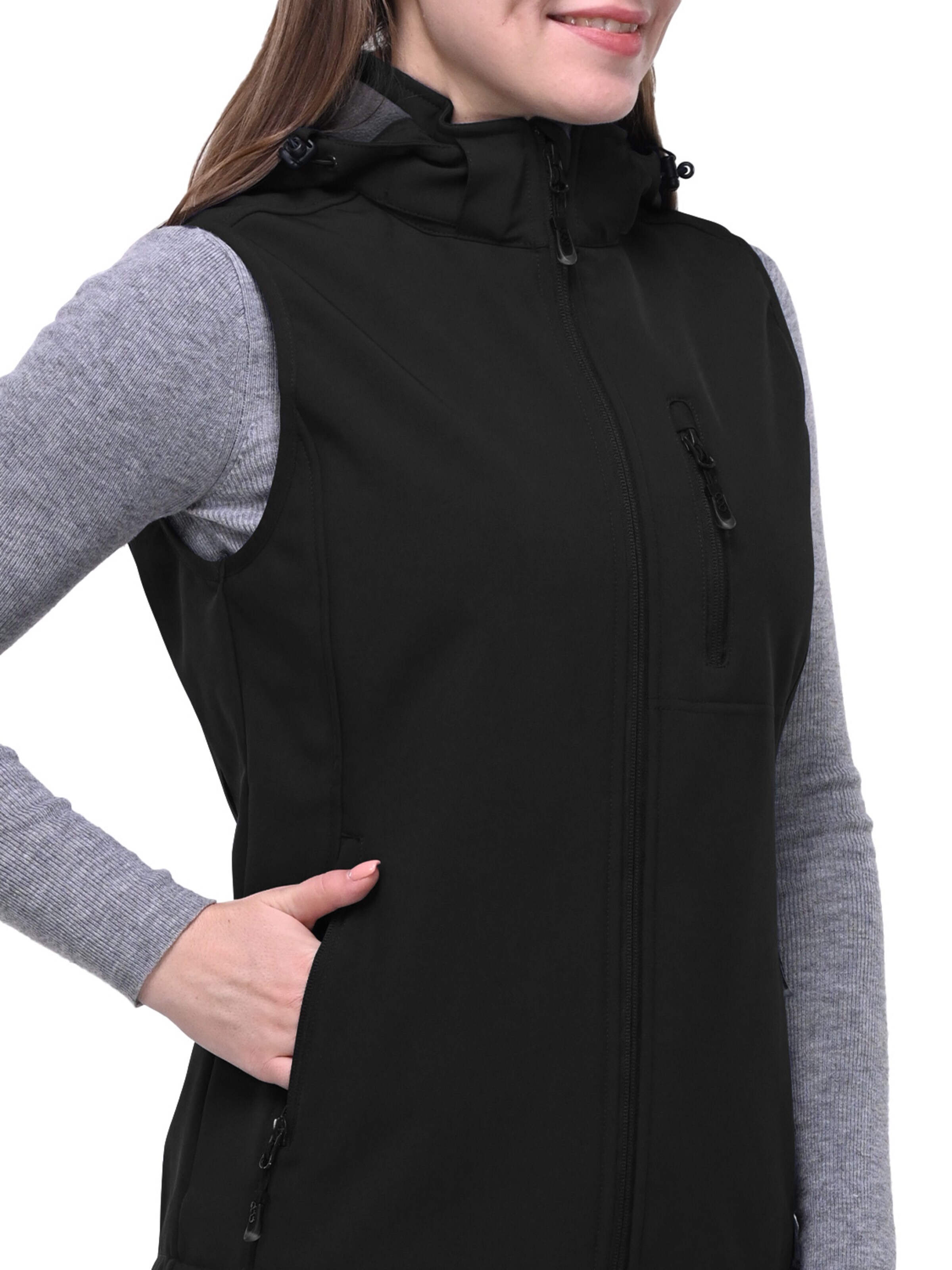 33,000ft Vest in Black