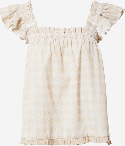 Camicia da donna Summery Copenhagen di colore sabbia / bianco naturale, Visualizzazione prodotti