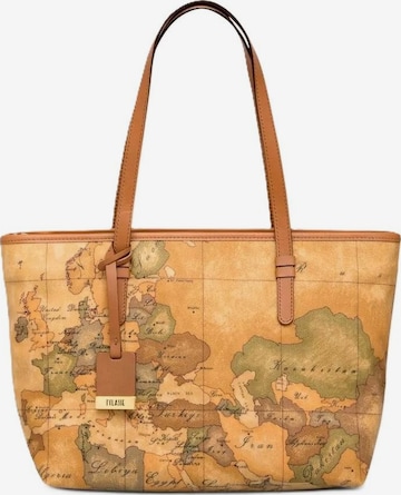 Borsa a spalla 'CD007' di Alviero Martini in marrone: frontale