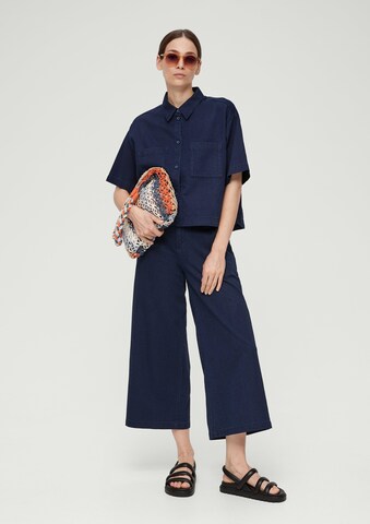 Wide leg Jeans di s.Oliver in blu