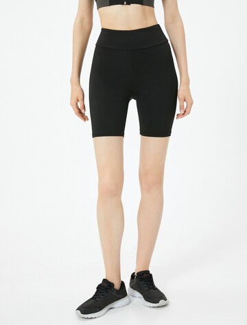 Koton Skinny Leggings in Black: front