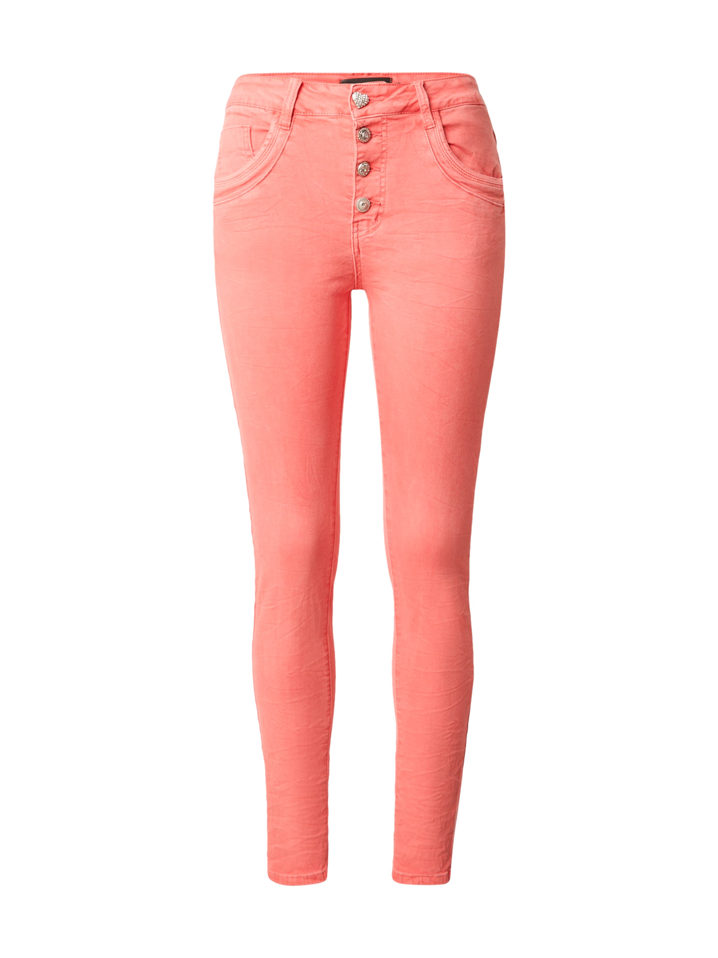 miss goodlife - Skinny Vaquero 'Star' en rosa: frente