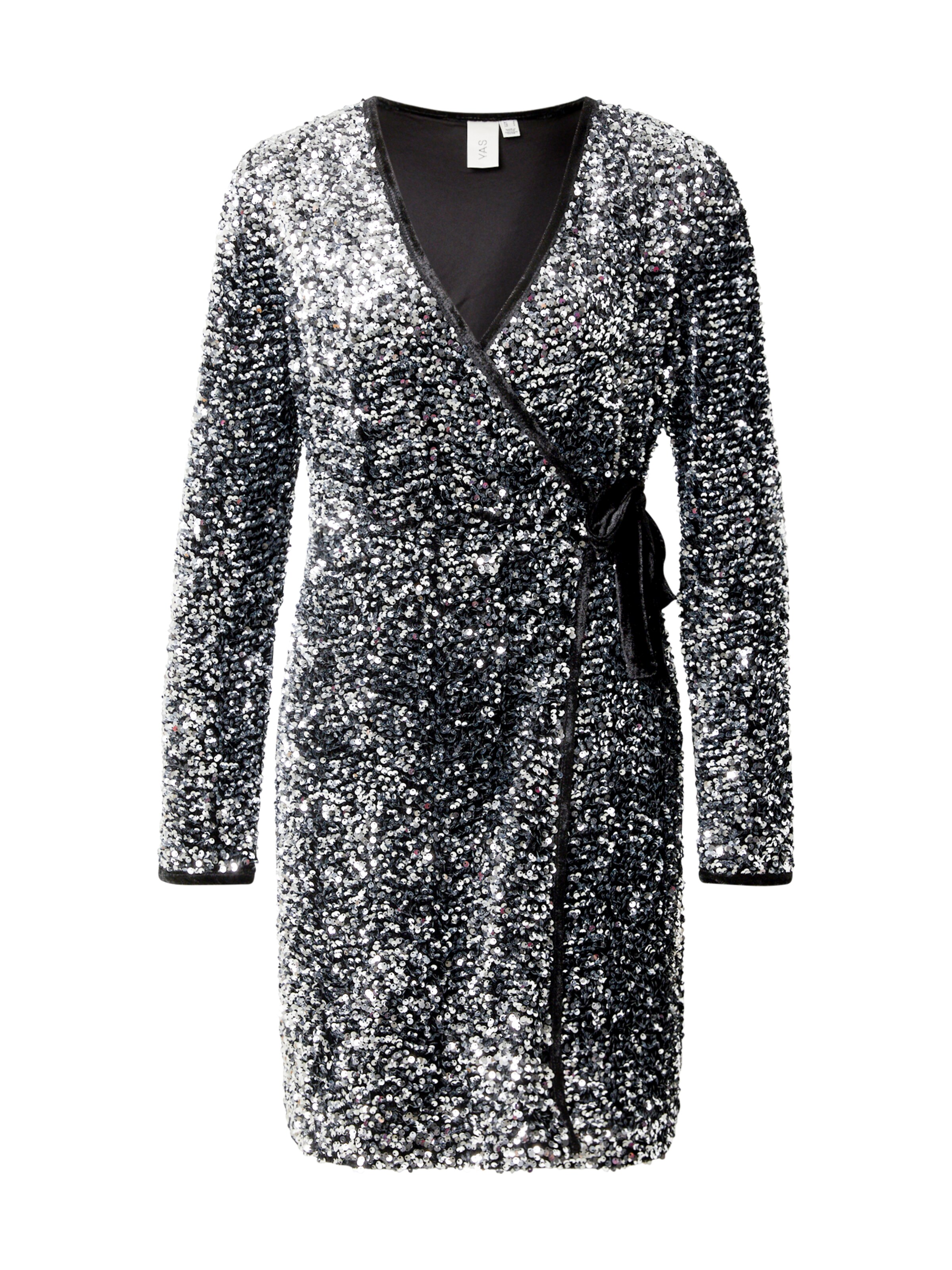 YAS Kleid 'YASELLE' in Silber: Vorderseite