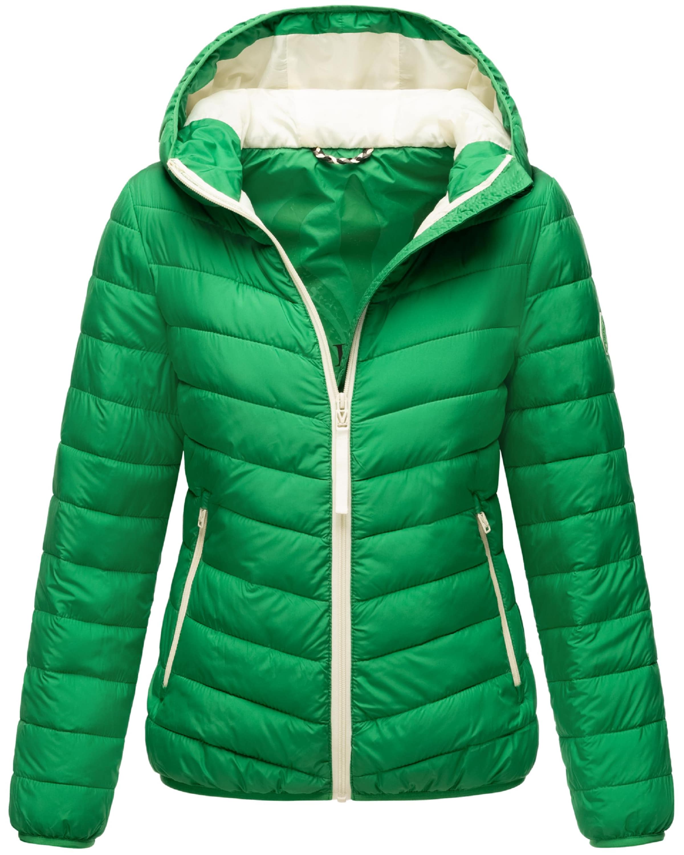 MARIKOO Демисезонная куртка 'Pack Mich Ein' в Зеленый