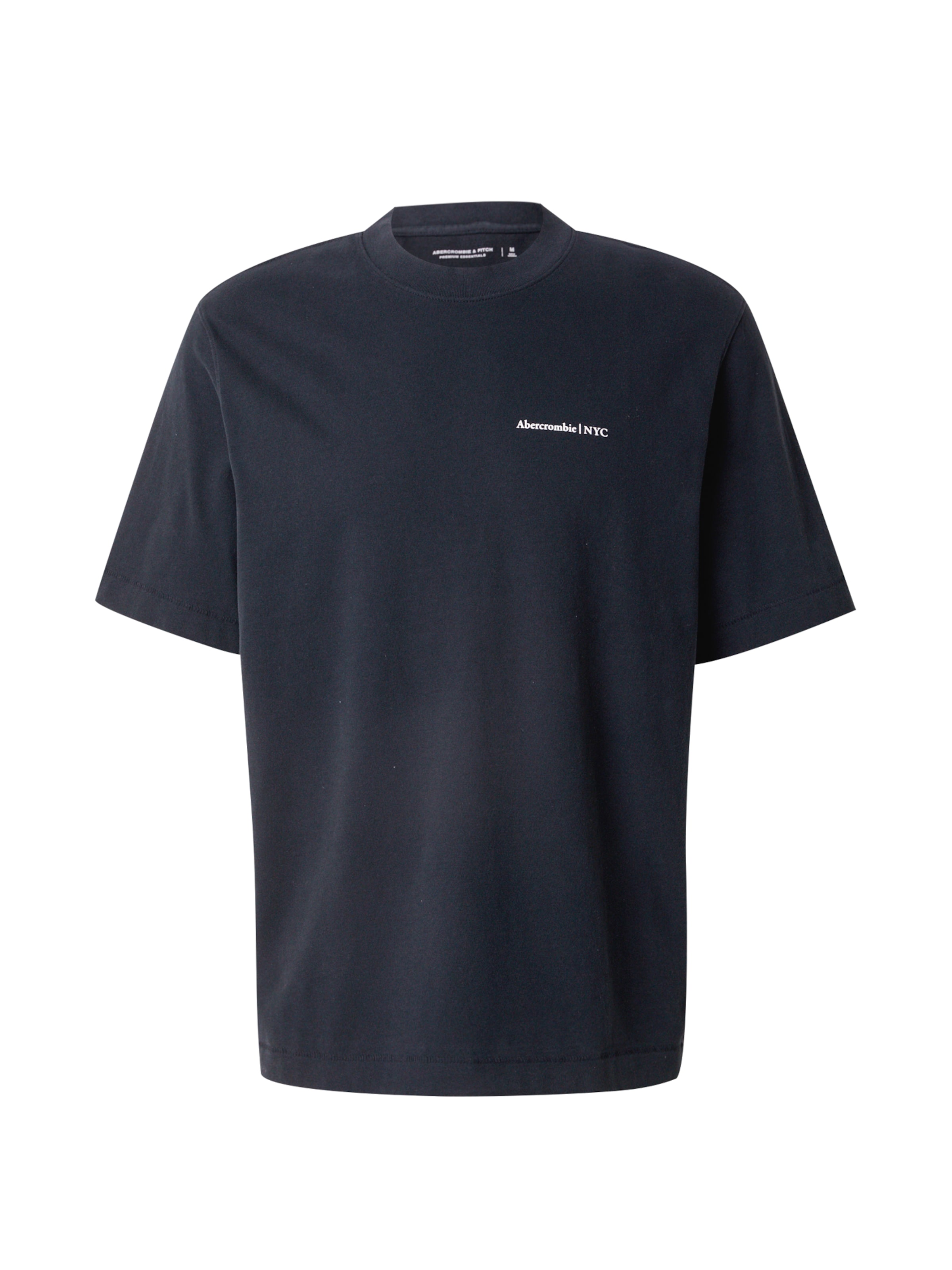 Abercrombie & Fitch Tričko - Čierna: predná strana