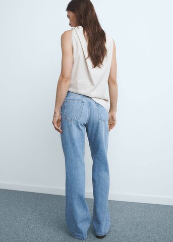 MANGO Loose fit Jeans 'Cecilia' in Blue