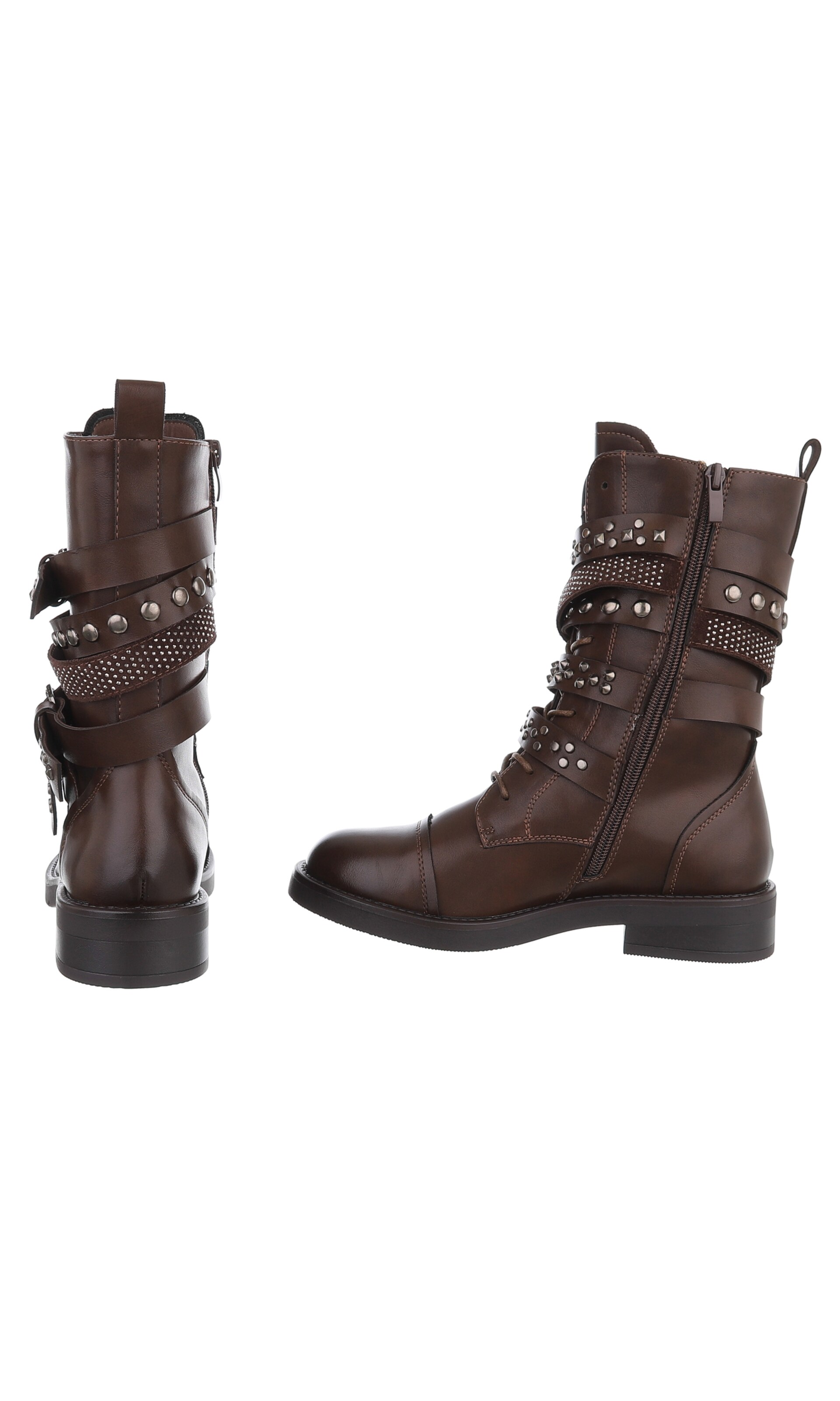 Ital-Design Stiefelette in Braun