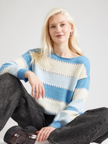 VILA Пуловер в синьо: отпред