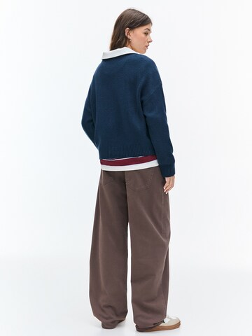 Pulover 'PACIFIC' de la Pull&Bear pe albastru