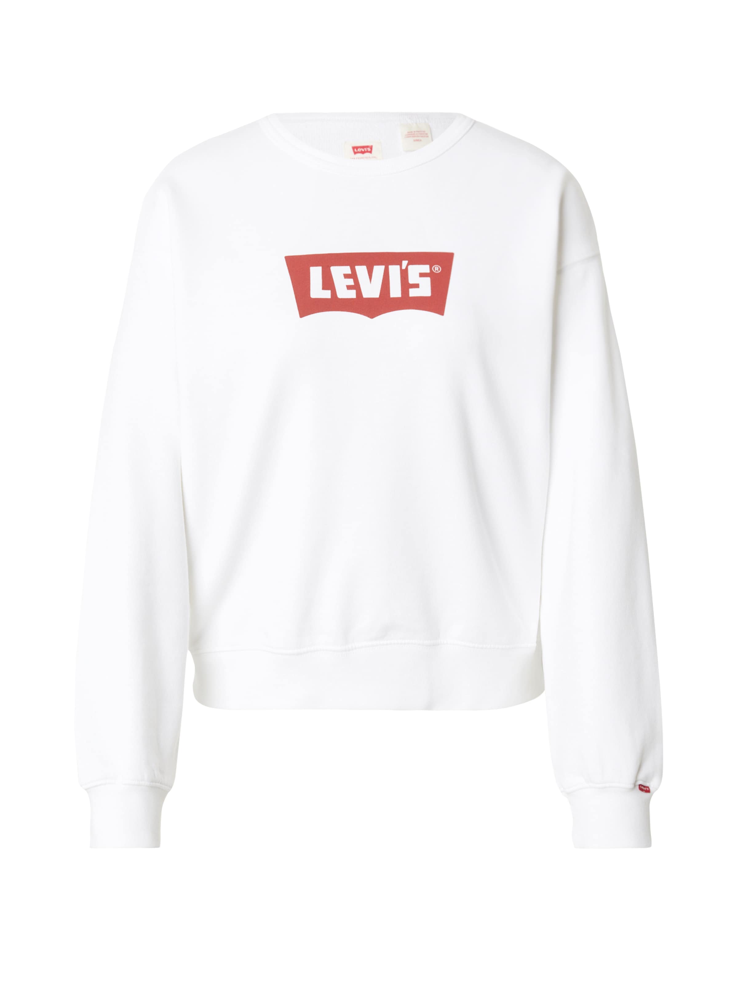 Bluză de molton 'Graphic Iconic Heritage Crewneck Sweatshirt' de la LEVI'S ® pe alb: față