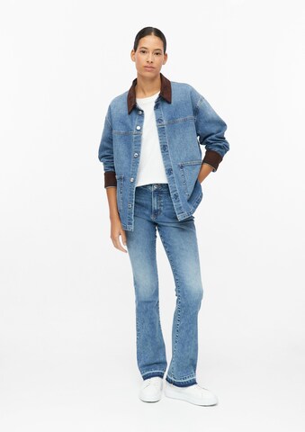 s.Oliver Flared Jeans 'Beverly' in Blauw: voorkant