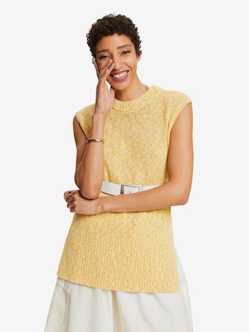 Pull-over ESPRIT en jaune : devant