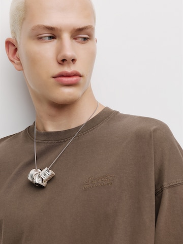 T-Shirt 'STWD' Pull&Bear en marron