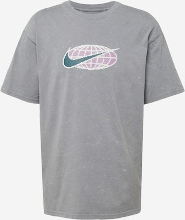 Nike SportswearMajica 'SWOOSH' - siva boja: prednji dio