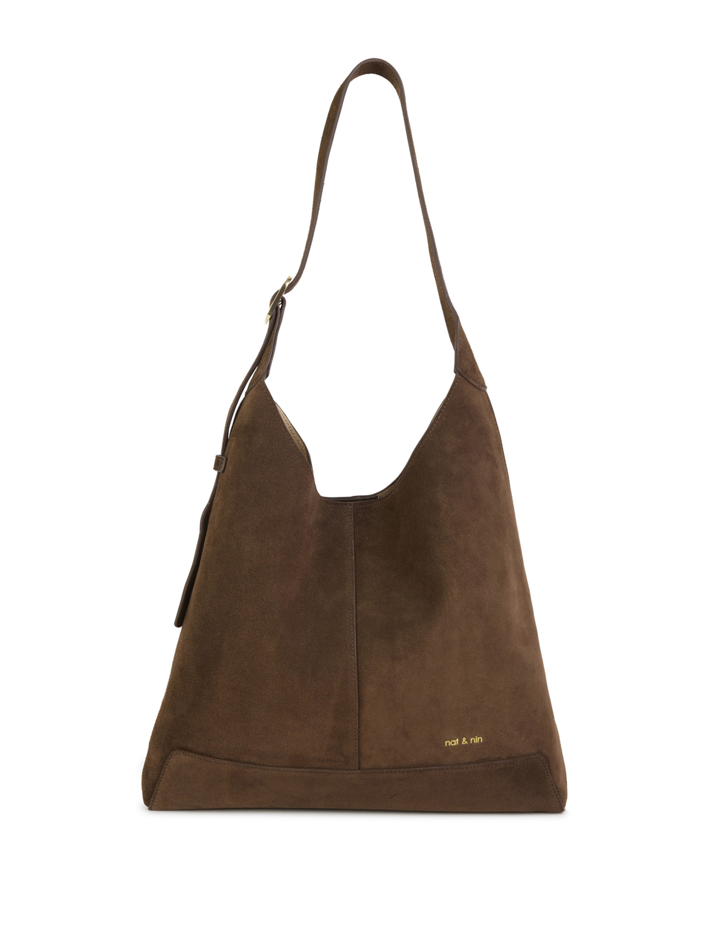 Nat&Nin Μεγάλη τσάντα 'Donna' σε καφέ: μπροστά