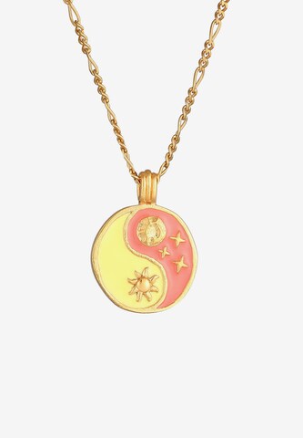 ELLI Necklace 'Sonne, Sterne, Yin und Yang' in Gold