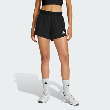 ADIDAS PERFORMANCE Regular Sportbroek 'Pacer Workout Flex' in Zwart: voorkant