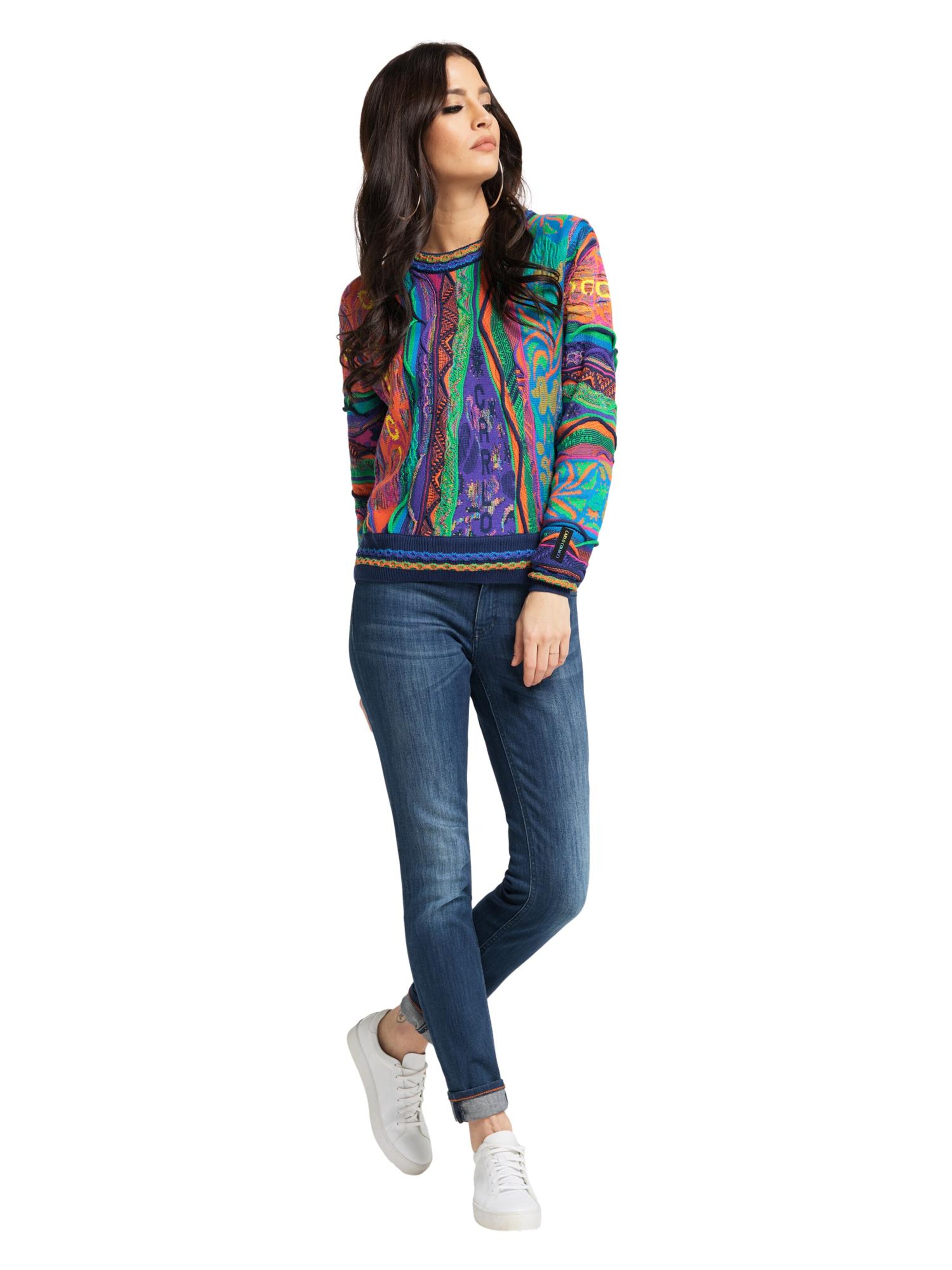 Carlo Colucci Pullover 'Clara' in Mischfarben