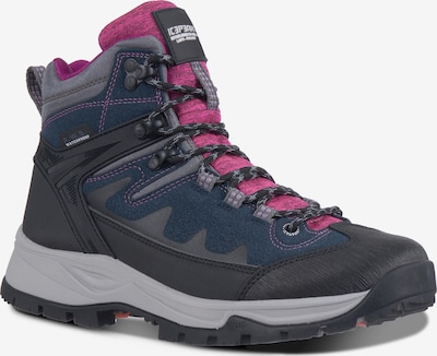 ICEPEAK Boots 'Wynnes' in blau / grau / pink / weiß, Produktansicht