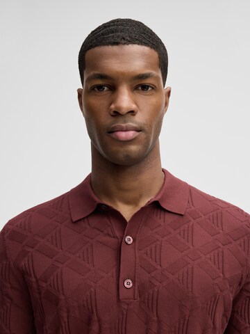 STRELLSON Poloshirt 'Vincent' in Rot