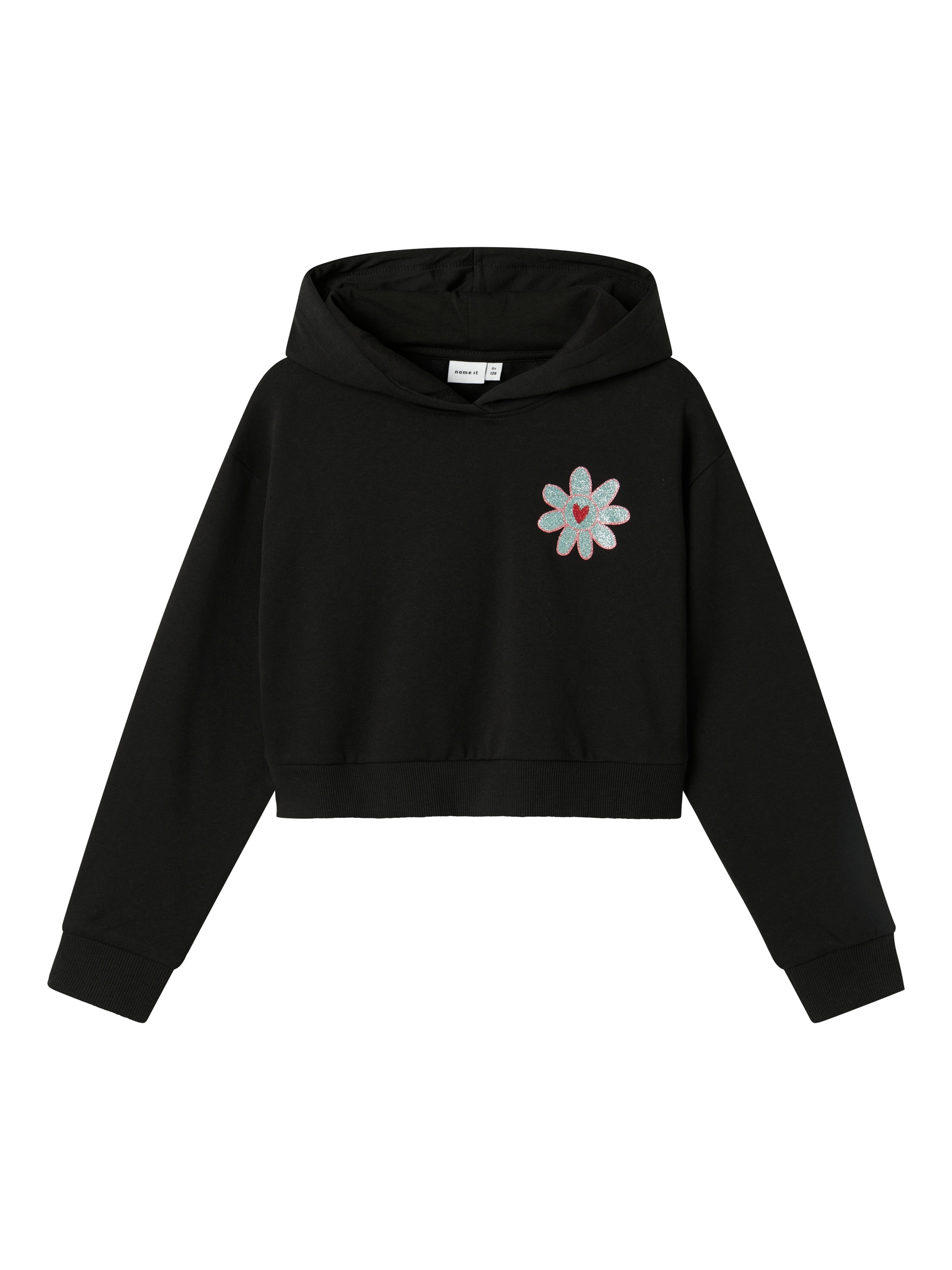 NAME IT Sweatshirt 'NKFKory' i sort: forside