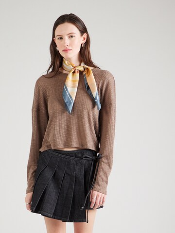 ONLY Shirt 'ONLMILA' in Brown: front