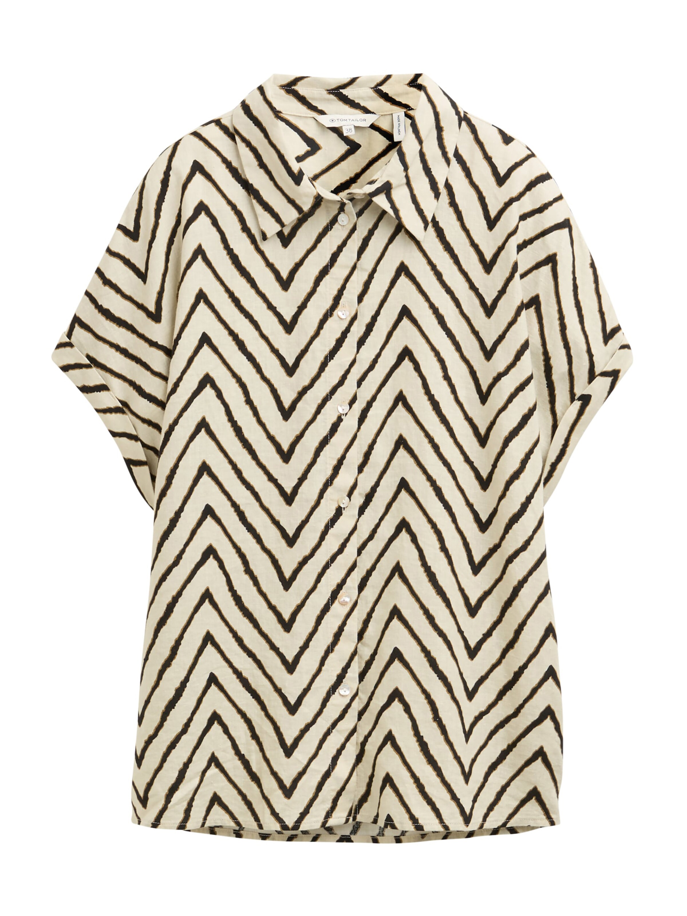 TOM TAILOR Blúzka - Béžová: predná strana