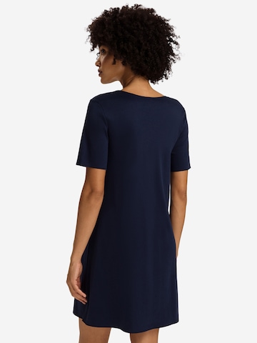 Hanro Nightgown 'Cotton Silk' in Blue